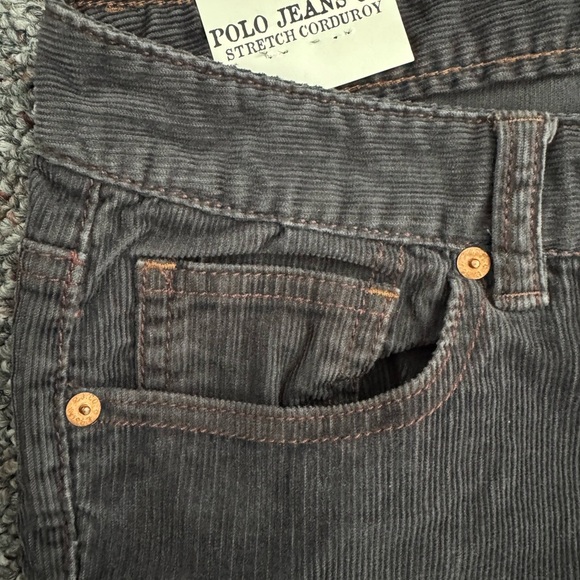 Polo by Ralph Lauren womens Dark Gray Bootcut Y2K Jeans - Picture 7 of 12